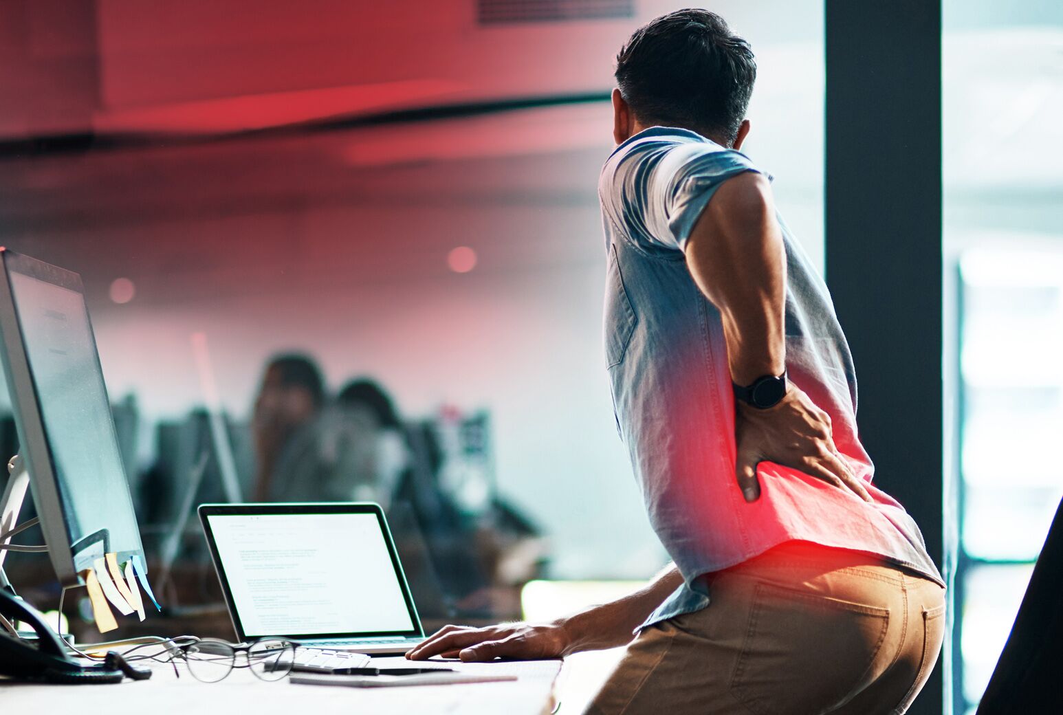 Ergonomic sitting for back pain prevention