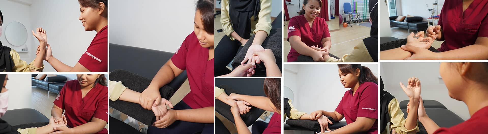 Trigger Finger 2 Physiomobile therapist demonstrating several hand and finger assessment positions
