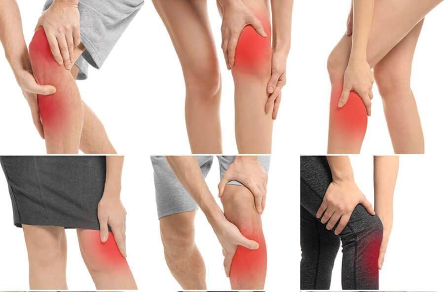 Kolaj bahagian kaki yang terasa sakit atau kejang
