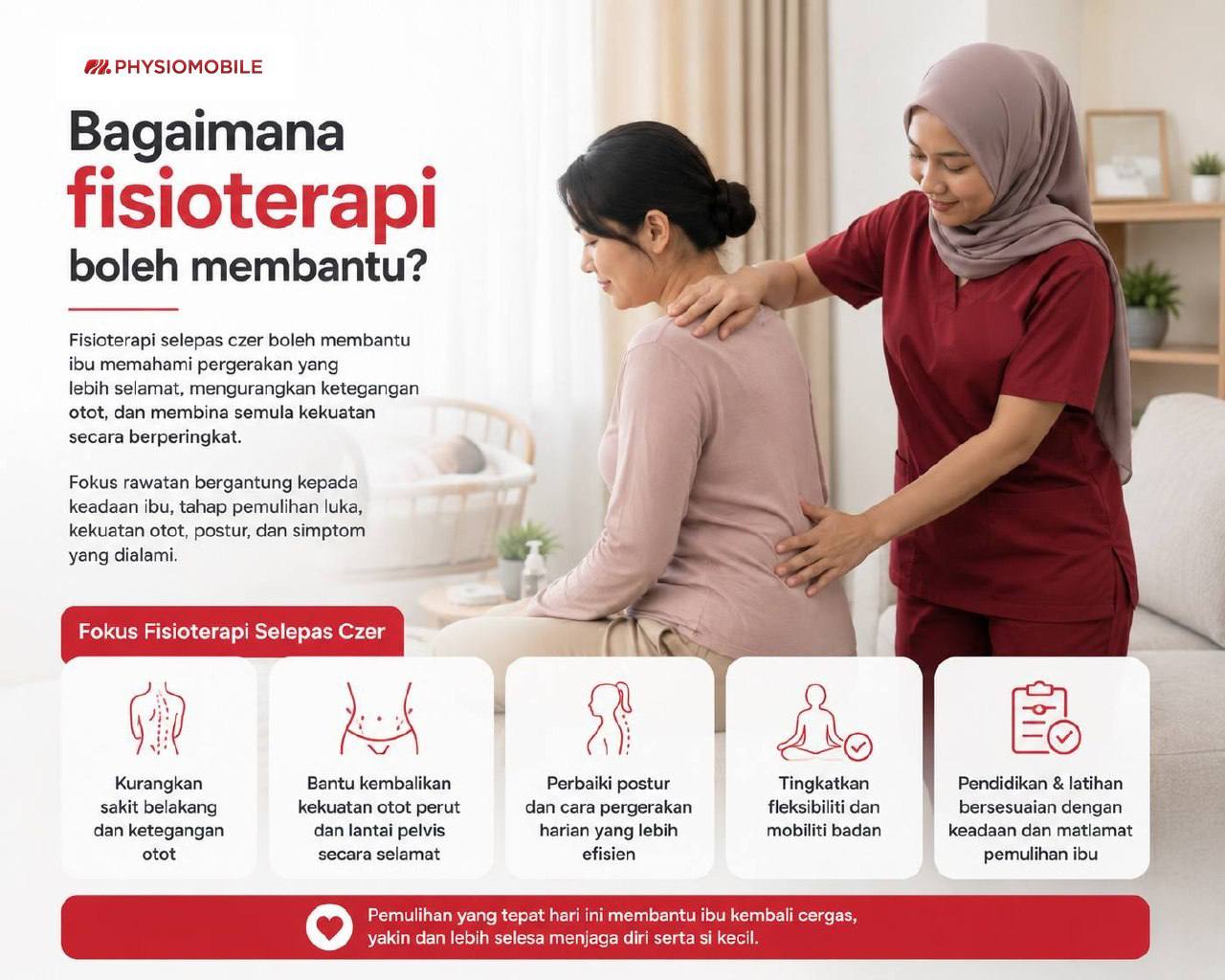 Bagaimana fisioterapi boleh membantu selepas czer