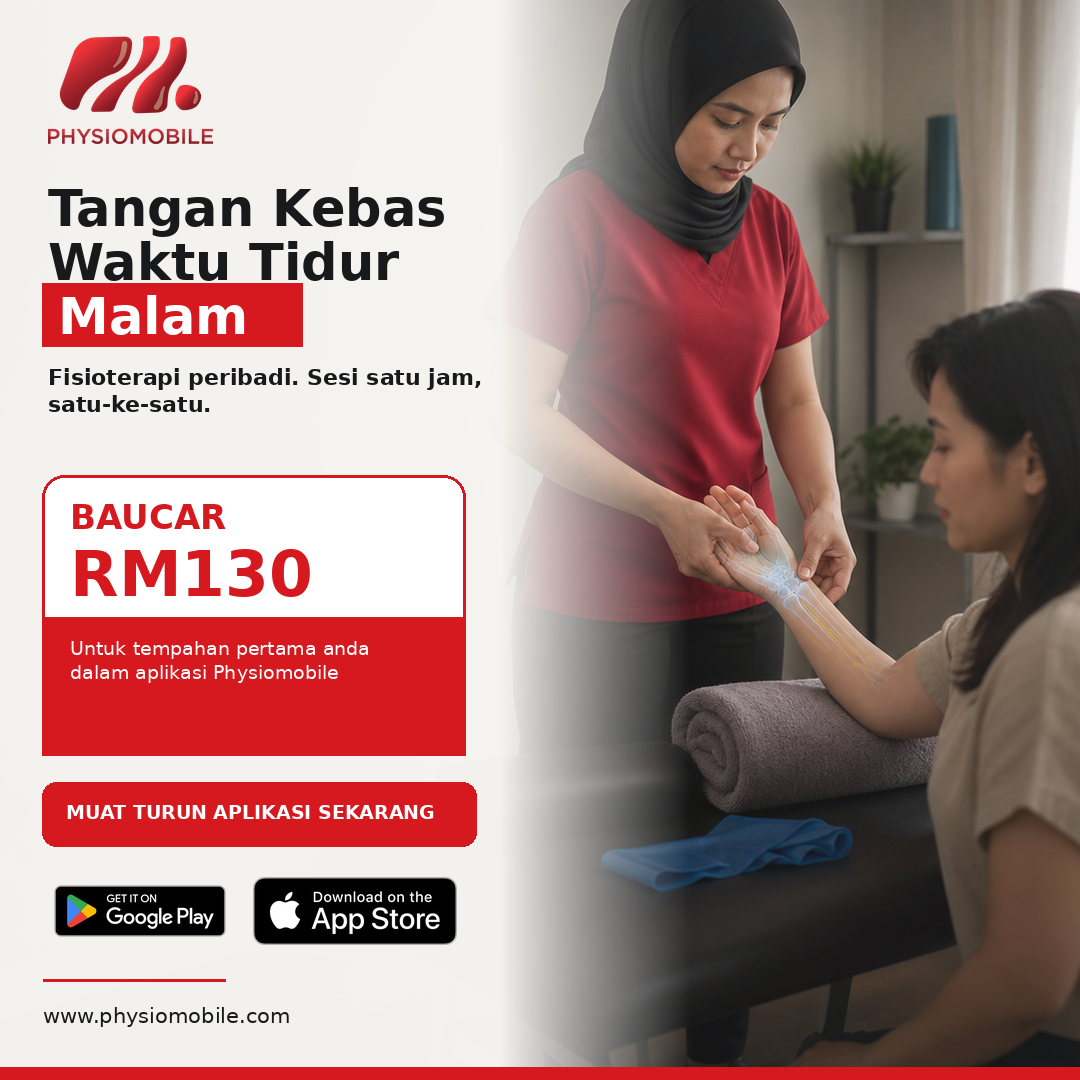Fisioterapis Physiomobile merawat kebas tangan akibat carpal tunnel syndrome